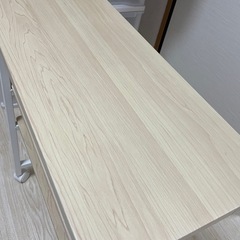 山善(YAMAZEN) キャスター付折りたたみ収納ラック(浅型)スリム ナチュラルメイプル PSR-5726(NM/IV)の画像
