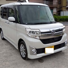 H26(2014) ダイハツ　タントカスタム　XSAスローパー 車検R9年3月13日 車イス　スローパー　車イス電動ウィンチ　スマートアシストプリクラッシュ　Wパワースライドドア　ナビゲーション　バックカメラ  17369の画像
