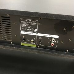 【ジャングルジャングル石川金沢店】  テレビ台 2.1chスピーカーシステム付き ブラック W110×D42×H40 クリーニング済み												の画像