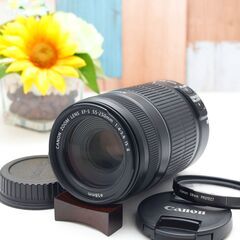 【全国送料無料】 Canon EF-S 55-250 ㎜ IS Ⅱ✨手振れ補正付きレンズ ✨ キャノン キヤノン イベント 運動会 紅葉 発表会✨の画像