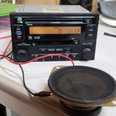 三菱 DM-5JH4CY-V8 カーオーディオ CD/MDプレーヤー 電源テスト済み 音声動作確認済みの画像