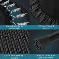 トランポリン　補助手すり付きの画像