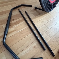 トランポリン　補助手すり付きの画像