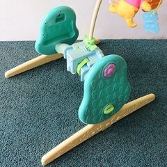 ディズニーベビー/タカラトミー えらべる回転 6WAYジムにへんしんメリー プラス くまのプーさん 中古の画像