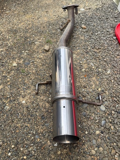 10系アルファード 砲弾マフラー