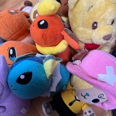 🔴⭐️無料　ぬいぐるみたくさん　ポケモンなどの画像