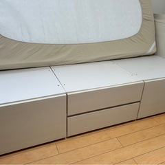 【美品】ニトリ チェストベッド（ シングル）の画像