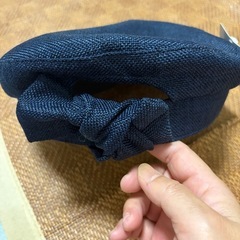 英倫風ニュースボーイキャップ（ネイビー）サンプル品の画像