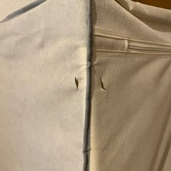 カバー付　衣服収納　ハンガーラックの画像