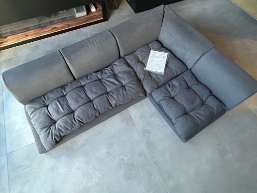 ローソファ　L字型