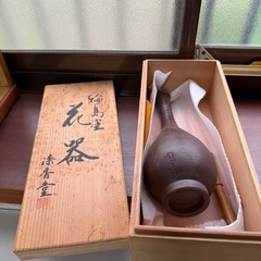 花瓶　輪島塗の画像