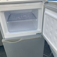 シャープ（SHARP）冷凍冷蔵庫 シルバー ２ドアタイプ SJ-H12Y-S 2014年製 動作品の画像