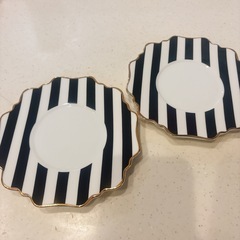Francfranc フランフラン ストライプ ティーカップ＆ソーサーの画像