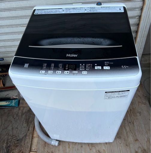 全自動電気洗濯機 Haier ブラック 2021年製
