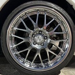 【廃盤レアサイズ】Wedsマーベリック709m20インチ深リム245/35/20タイヤホイールセットの画像
