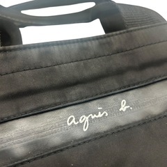【美品】agnes b. アニエスベー 2way バッグ ショルダー付きの画像