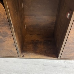 扉付き 3段 
カラーボックスの画像