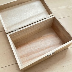 【お話中】木箱　ナチュラルカラーの画像