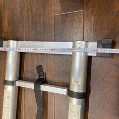 ジ419/ 伸縮はしご 約4.8m  アルミニウム製折りたたみ式伸縮はしご 多機能 の画像
