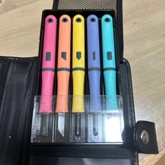 ケース付　彫刻刀　5本セットの画像