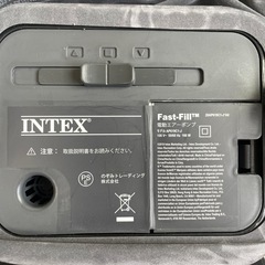 電動エアベッド　INTEX インテックス fast fill 電動エアーポンプ AP619C1-J A0 エアーベッド の画像