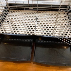 うさぎのケージの画像