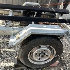 軽トレーラー、車検付きの画像