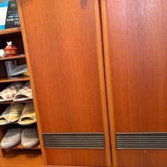 靴箱　木製の画像