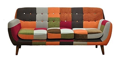 【フランフラン】ナビアパッチワークソファ