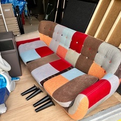 【フランフラン】ナビアパッチワークソファの画像