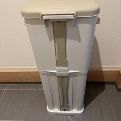 プラスチック分別ゴミ箱　2段の画像