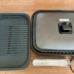 ※6日迄！ホットプレート 鉄板2個セットの画像