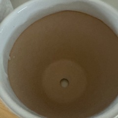 植木鉢　薔薇モチーフ　白　3鉢セット
の画像
