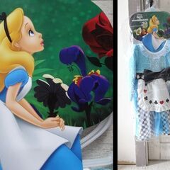 新品【Disney】（90）不思議の国のアリス なりきり ワンピース 女の子 Alice in Wonderland ディズニー ハロウィンの画像