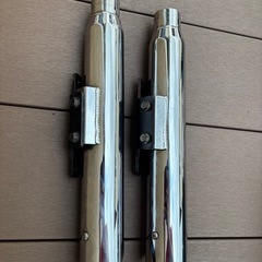 ハーレー　Python3 マフラー（ステイ付き）の画像