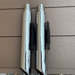 ハーレー　Python3 マフラー（ステイ付き）の画像