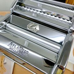 未使用■パスタマシン イタリア製 MARCATOアトラス ATLAS 150 手動式 製麺機 パスタマシーン そば うどん 調理器具 貝印 輸入品 KAI 札幌 西区 西野の画像