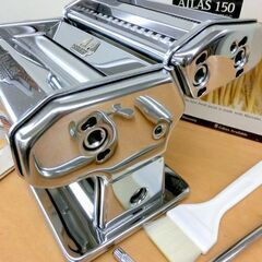 未使用■パスタマシン イタリア製 MARCATOアトラス ATLAS 150 手動式 製麺機 パスタマシーン そば うどん 調理器具 貝印 輸入品 KAI 札幌 西区 西野の画像