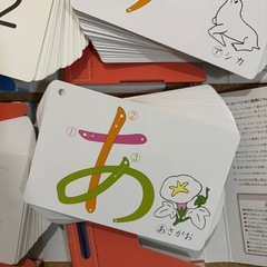 【知育】公文式　かきかたカード セット【書いて消せる)】の画像