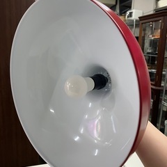 W2510-121  ニトリ ペンダントライト レッド 店頭確認済み キズ 汚れありの画像