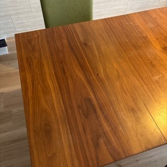 ダイニングテーブル　伸縮　ダイニングチェア　２脚セットも可能 の画像