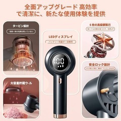【新品未使用】毛玉取り器 毛玉とり 毛玉クリーナー 電動 Type-C 急速充電 強力6枚刃の画像