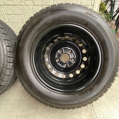 早い者勝ち　195/65 R15    スタッドレス付鉄チンホイール4本の画像
