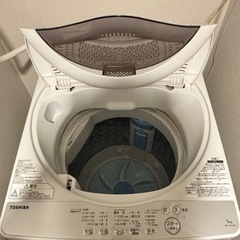 お取引相手決定→【10/18AM引取希望】東芝洗濯機AW-5G6(2019年製) の画像
