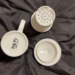 10月下旬削除/未使用/KALDI 茶こし付マグカップの画像