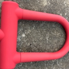 ［自転車専門店］アウトレット☆BROOKLIN(ブルックリン）U字ロック（赤）の画像
