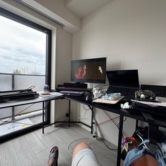 ゲーミングL型コーナーデスク
の画像