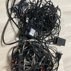 巨大クリスマスツリー、飾り、電飾セットの画像