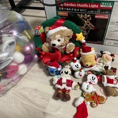 巨大クリスマスツリー、飾り、電飾セットの画像
