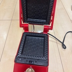 BRUNO グリルサンドメーカー　シングル 赤　の画像